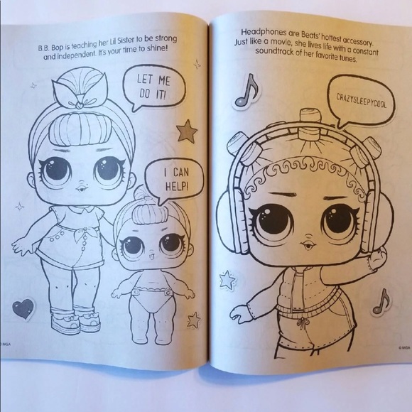 LOL SURPRISE DOLLS GIGANTIC COLORING ACTIVITY BOOK - Picture 6 of 8
